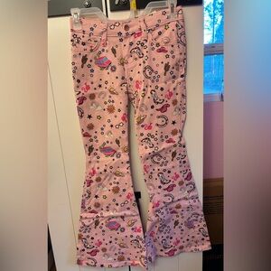 Girl’s Wrangler Barbie Pink Flare Jeans